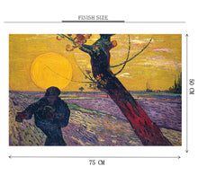 Spreading Seeds in Field is Wooden 1000 Piece Jigsaw Puzzle Toy For Adults and Kids