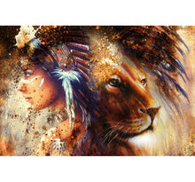 Red Indian Tribe Wooden 1000 Piece Jigsaw Puzzle Toy For Adults and Kids