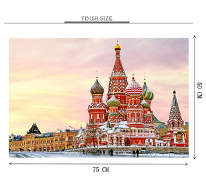 Winter Disney Land is Wooden 1000 Piece Jigsaw Puzzle Toy For Adults and Kids