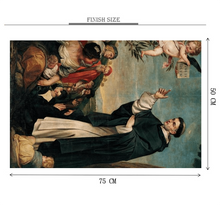 Augustin Preaching is Wooden 1000 Piece Jigsaw Puzzle Toy For Adults and Kids