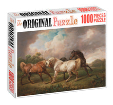 Horse Roaming Wooden 1000 Piece Jigsaw Puzzle Toy For Adults and Kids