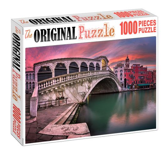 City Bridge Wooden 1000 Piece Jigsaw Puzzle Toy For Adults and Kids