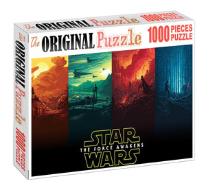 The Force Awakens is Wooden 1000 Piece Jigsaw Puzzle Toy For Adults and Kids