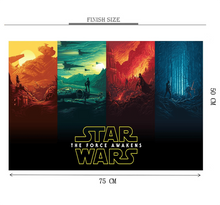 The Force Awakens is Wooden 1000 Piece Jigsaw Puzzle Toy For Adults and Kids