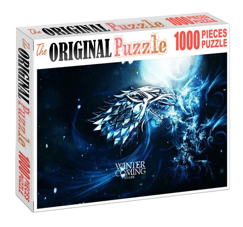 Winter is Coming Stark is Wooden 1000 Piece Jigsaw Puzzle Toy For Adults and Kids
