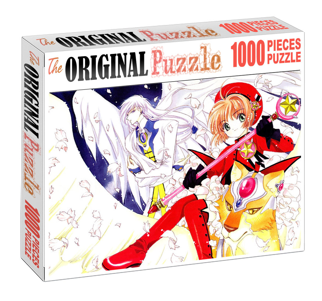 Red Card Capter Wooden 1000 Piece Jigsaw Puzzle Toy For Adults and Kids