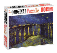 Night at Dock is Wooden 1000 Piece Jigsaw Puzzle Toy For Adults and Kids