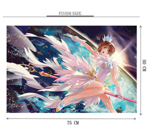 Fairy of White Magic Wooden 1000 Piece Jigsaw Puzzle Toy For Adults and Kids