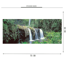 Forest Mini Waterfall is Wooden 1000 Piece Jigsaw Puzzle Toy For Adults and Kids