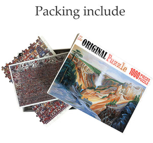 Canyon Mountain Painting is Wooden 1000 Piece Jigsaw Puzzle Toy For Adults and Kids