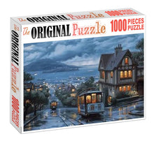 Local City Train Wooden 1000 Piece Jigsaw Puzzle Toy For Adults and Kids