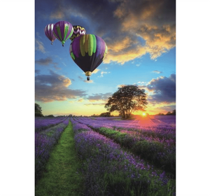 Purple Shade Balloon is Wooden 1000 Piece Jigsaw Puzzle Toy For Adults and Kids