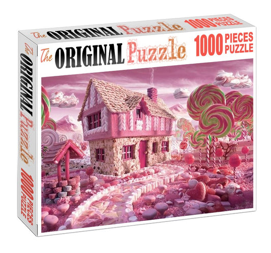 Candy World is Wooden 1000 Piece Jigsaw Puzzle Toy For Adults and Kids