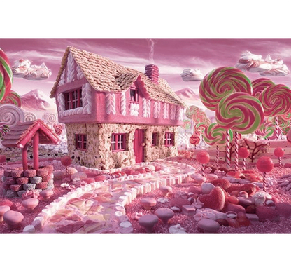 Candy World is Wooden 1000 Piece Jigsaw Puzzle Toy For Adults and Kids