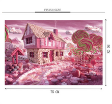 Candy World is Wooden 1000 Piece Jigsaw Puzzle Toy For Adults and Kids