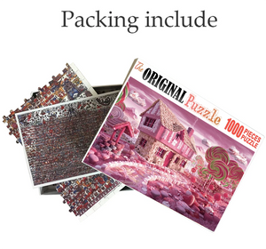 Candy World is Wooden 1000 Piece Jigsaw Puzzle Toy For Adults and Kids