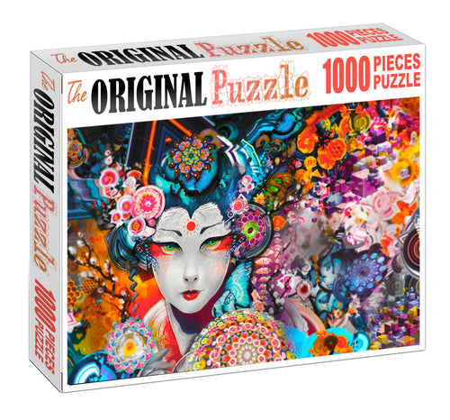 Chinese Beauty Art is Wooden 1000 Piece Jigsaw Puzzle Toy For Adults and Kids