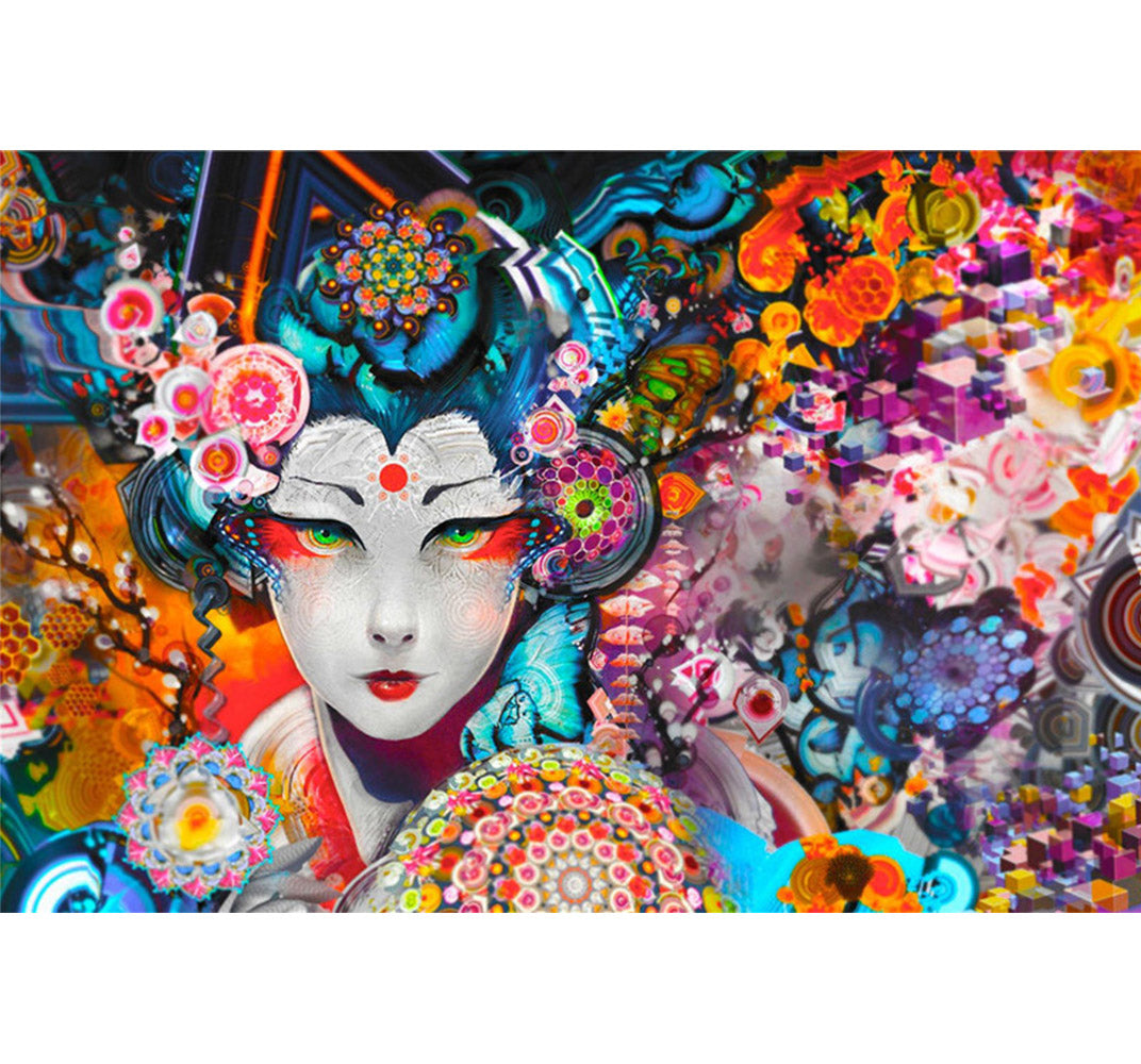 Chinese Beauty Art is Wooden 1000 Piece Jigsaw Puzzle Toy For Adults and Kids