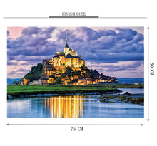 Golden Castle is Wooden 1000 Piece Jigsaw Puzzle Toy For Adults and Kids