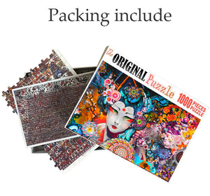 Chinese Beauty Art is Wooden 1000 Piece Jigsaw Puzzle Toy For Adults and Kids