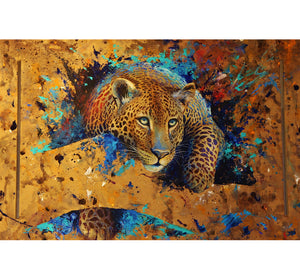 Asian Leopard Wooden 1000 Piece Jigsaw Puzzle Toy For Adults and Kids