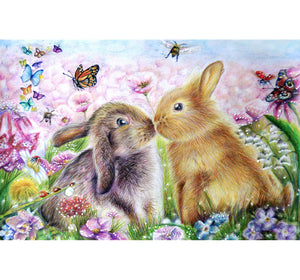Esater Bunnies Wooden 1000 Piece Jigsaw Puzzle Toy For Adults and Kids