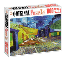Restaurant Drawing is Wooden 1000 Piece Jigsaw Puzzle Toy For Adults and Kids