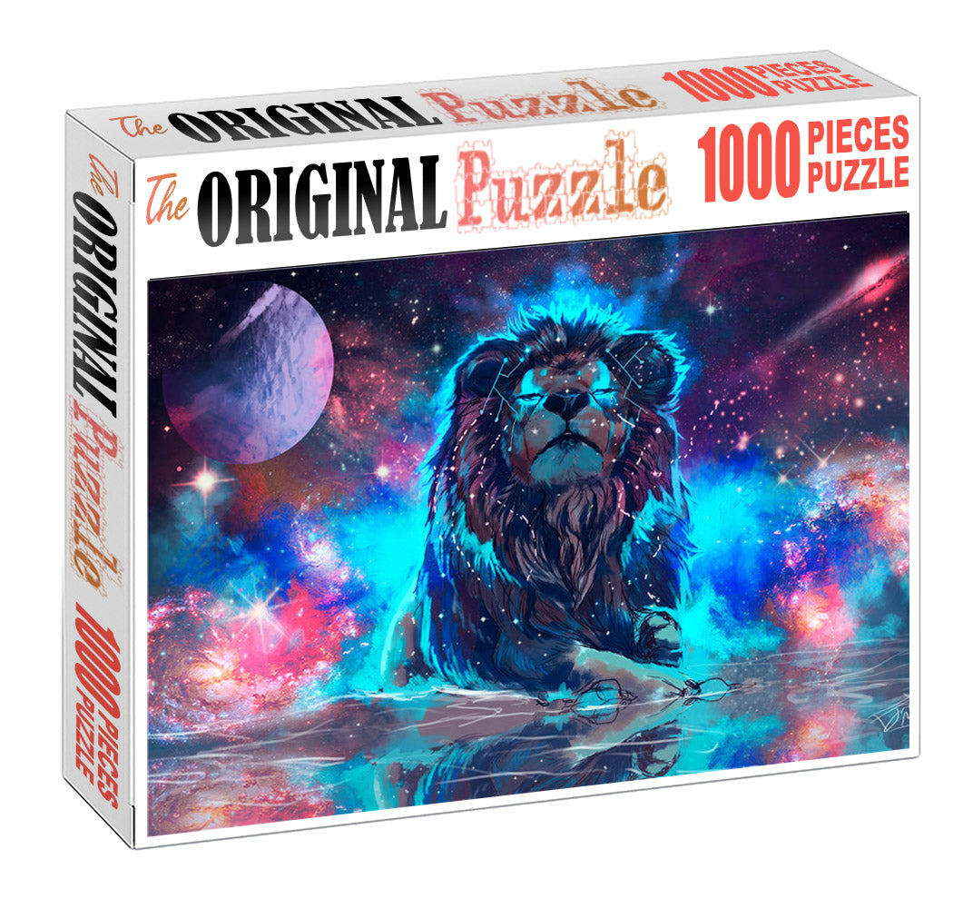 Lion of the Planets Wooden 1000 Piece Jigsaw Puzzle Toy For Adults and Kids
