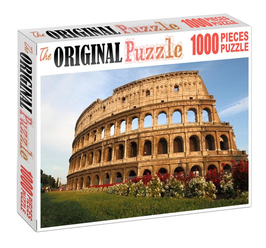 Rome Colosseumis Wooden 1000 Piece Jigsaw Puzzle Toy For Adults and Kids