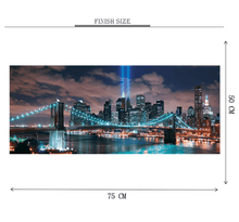 Lighting at Bridge Wooden 1000 Piece Jigsaw Puzzle Toy For Adults and Kids