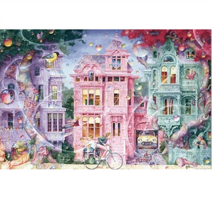 Bubble City is Wooden 1000 Piece Jigsaw Puzzle Toy For Adults and Kids