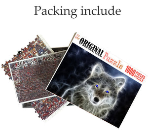 Wolf of Silk Wooden 1000 Piece Jigsaw Puzzle Toy For Adults and Kids