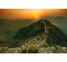 Great Wall Sunset Wooden 1000 Piece Jigsaw Puzzle Toy For Adults and Kids