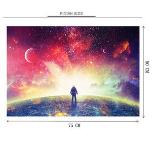 Lost in Space Wooden 1000 Piece Jigsaw Puzzle Toy For Adults and Kids