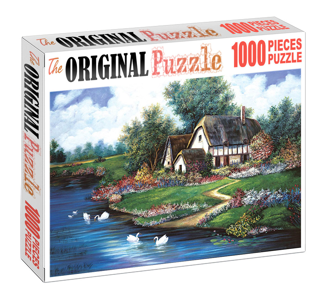 Beautiful Home is Wooden 1000 Piece Jigsaw Puzzle Toy For Adults and Kids