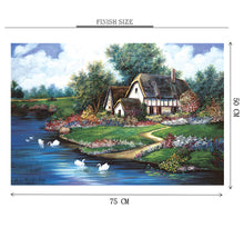 Beautiful Home is Wooden 1000 Piece Jigsaw Puzzle Toy For Adults and Kids