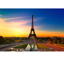 Eifel Sunset Scene Wooden 1000 Piece Jigsaw Puzzle Toy For Adults and Kids