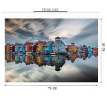 City of Colors Wooden 1000 Piece Jigsaw Puzzle Toy For Adults and Kids