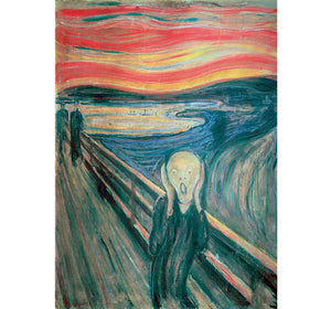 The Scream is Wooden 1000 Piece Jigsaw Puzzle Toy For Adults and Kids