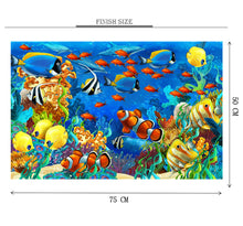 Colorfull Fishes is Wooden 1000 Piece Jigsaw Puzzle Toy For Adults and Kids