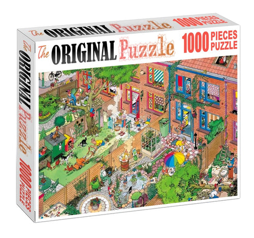Jeffery Cartoon Series is Wooden 1000 Piece Jigsaw Puzzle Toy For Adults and Kids