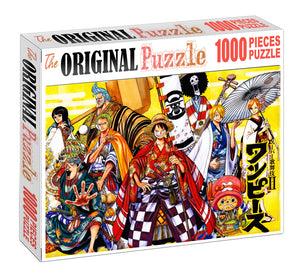Luffy Golden Quest Wooden 1000 Piece Jigsaw Puzzle Toy For Adults and Kids