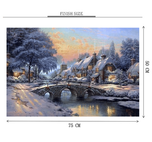 Winter Season is Wooden 1000 Piece Jigsaw Puzzle Toy For Adults and Kids
