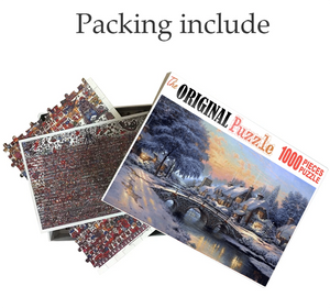 Winter Season is Wooden 1000 Piece Jigsaw Puzzle Toy For Adults and Kids