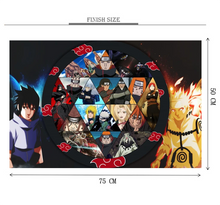 Naruto Demon Circle Wooden 1000 Piece Jigsaw Puzzle Toy For Adults and Kids
