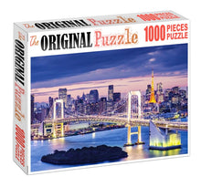 London's Bright Bridge Wooden 1000 Piece Jigsaw Puzzle Toy For Adults and Kids