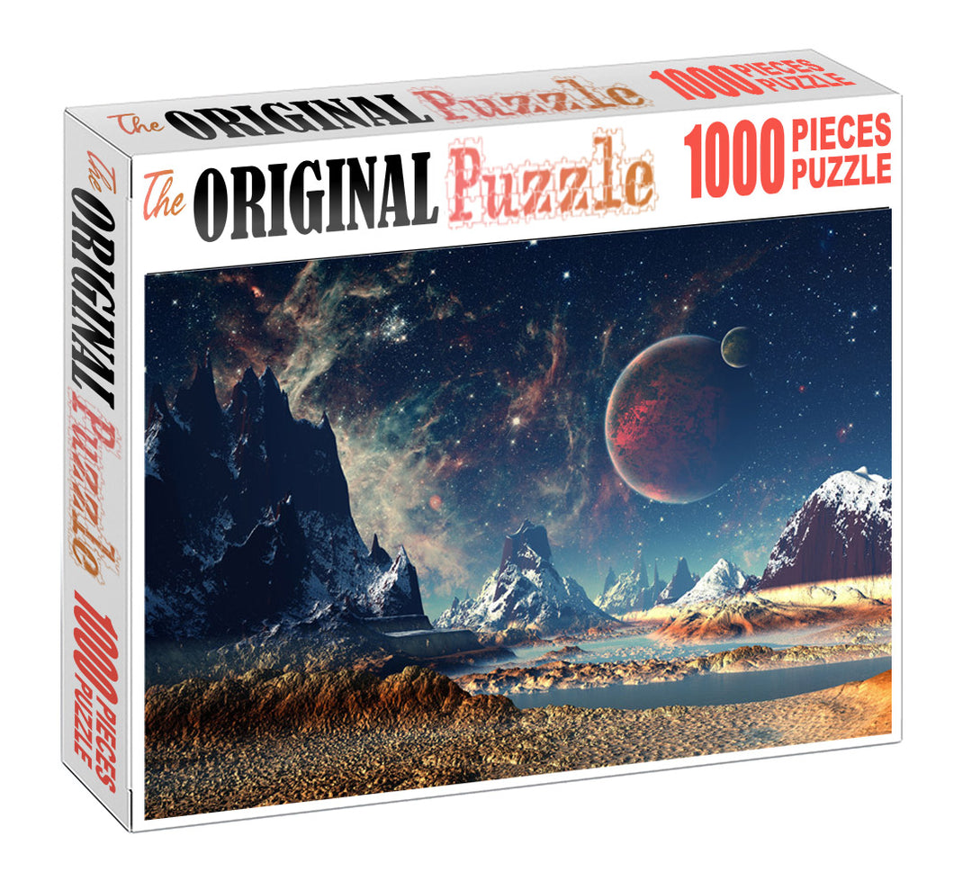 Moon Planet Wooden 1000 Piece Jigsaw Puzzle Toy For Adults and Kids