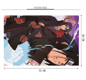 Sasuke Potrait is Wooden 1000 Piece Jigsaw Puzzle Toy For Adults and Kids