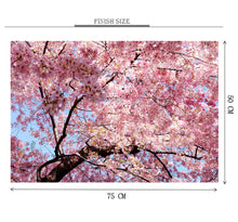 Pink Blossoms Wooden 1000 Piece Jigsaw Puzzle Toy For Adults and Kids
