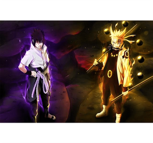 Sasuke and Naruto is Wooden 1000 Piece Jigsaw Puzzle Toy For Adults and Kids